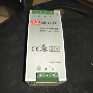 Mean Well, power supply, #DR-75-12, pre-owned, (DR-4715)