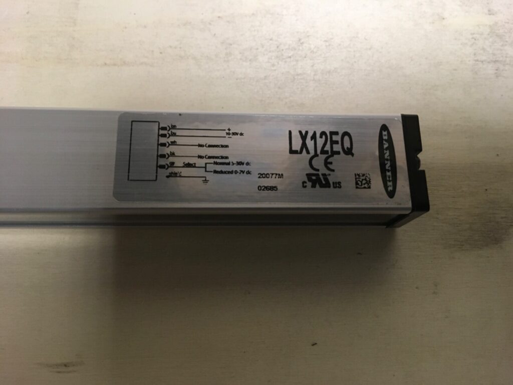 Banner Engineering Light Curtain, LX12EQ, NNB or clips, (JR-28) - Image 2