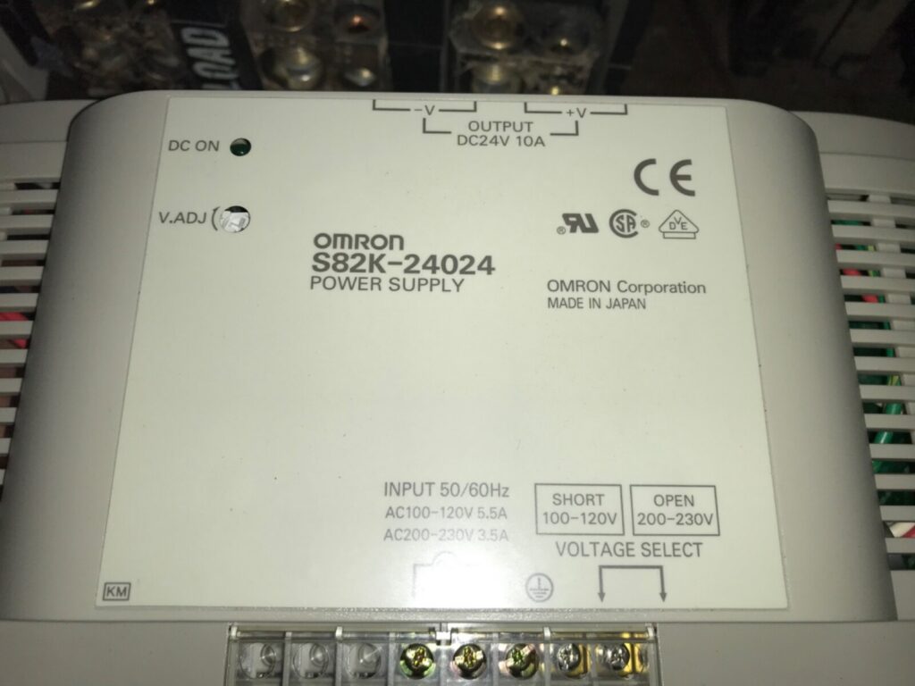 OMRON Power-Supply, #S82K-24024, pre-owned, (PS-892) - Image 2
