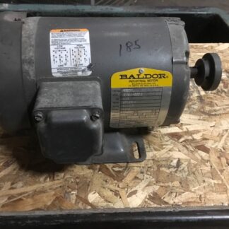 Baldor 1/4hp motor, M3531, 230/460v, 1140rpm, 3phase, encl-TEFC, rusty shaft
