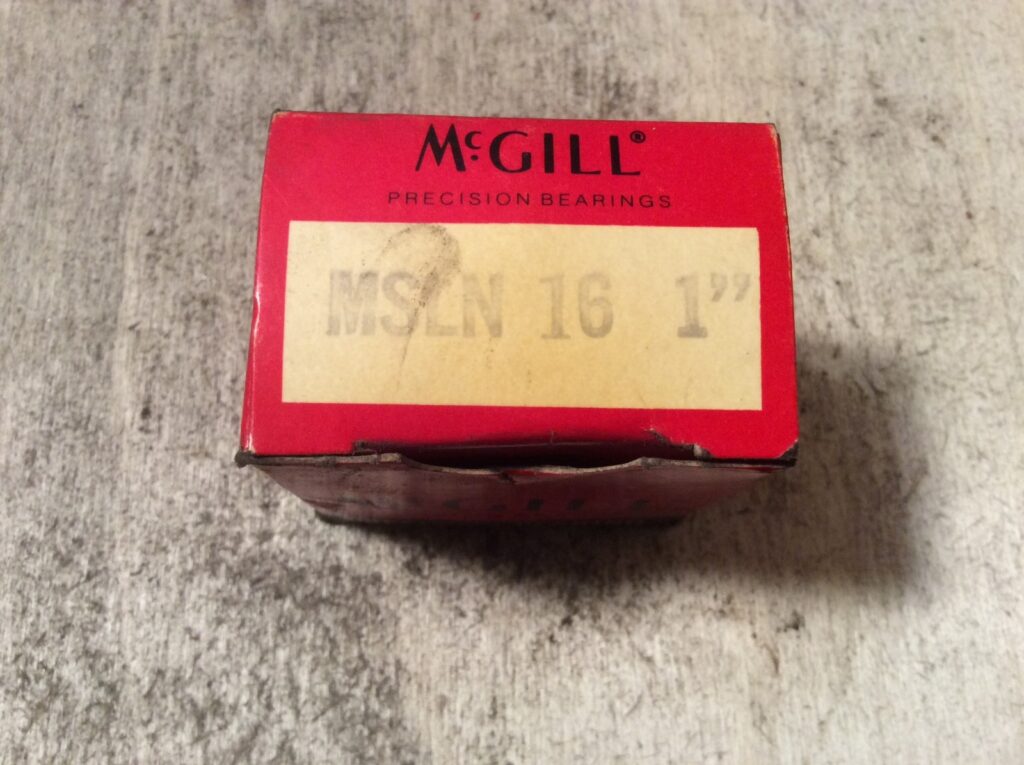 MCGILL Bearing, #MSlN 16-1", NOS, (JFK-343)
