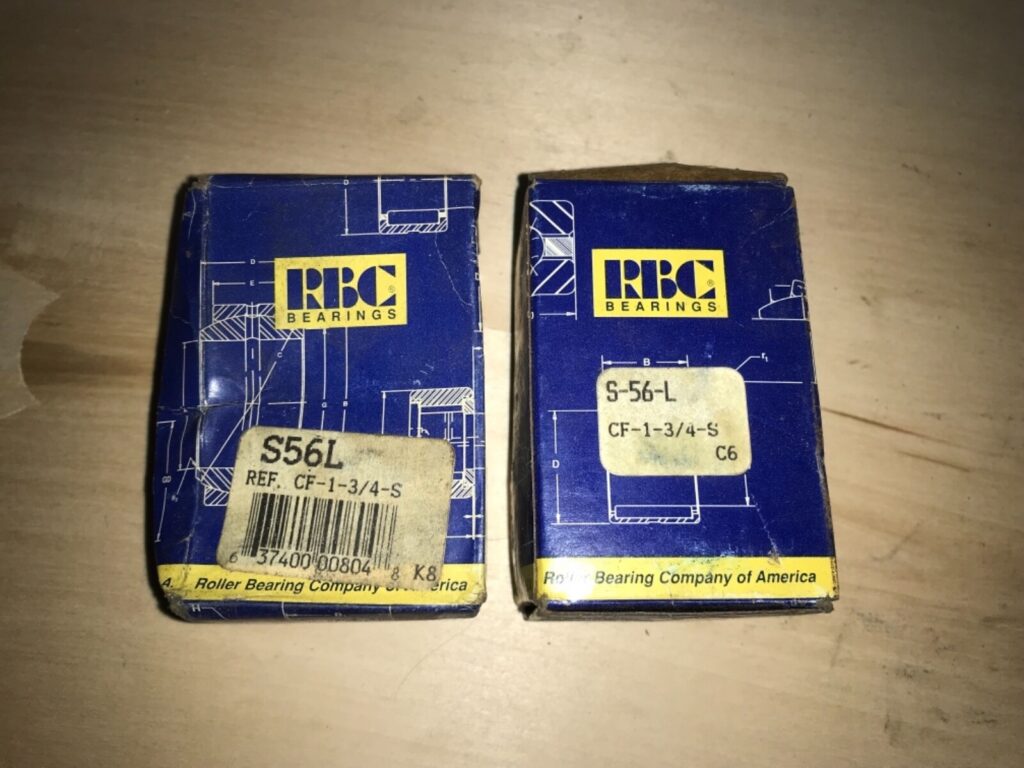 Lot of 2-RBC, Bearing, S-56-L, NOS, (MOTB-7)
