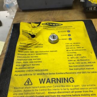 Banner Engineering Machine Guard Control Box, model MGCA-4, pre-owned, (PS-216)