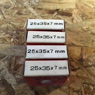 Lot of 4-Consolidated bearing, #25x35x7mm, NOS, (JFK-1096)