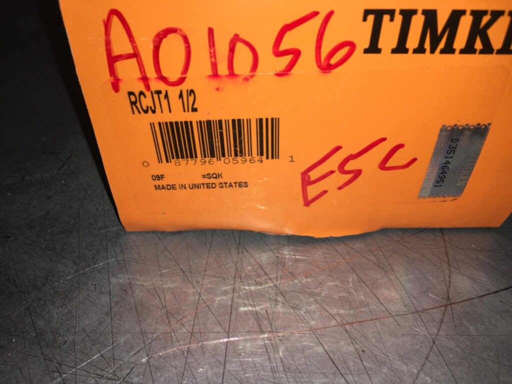 Timken Bearing, RCJT1 1/2, NOS, ADI-1155 - Image 2