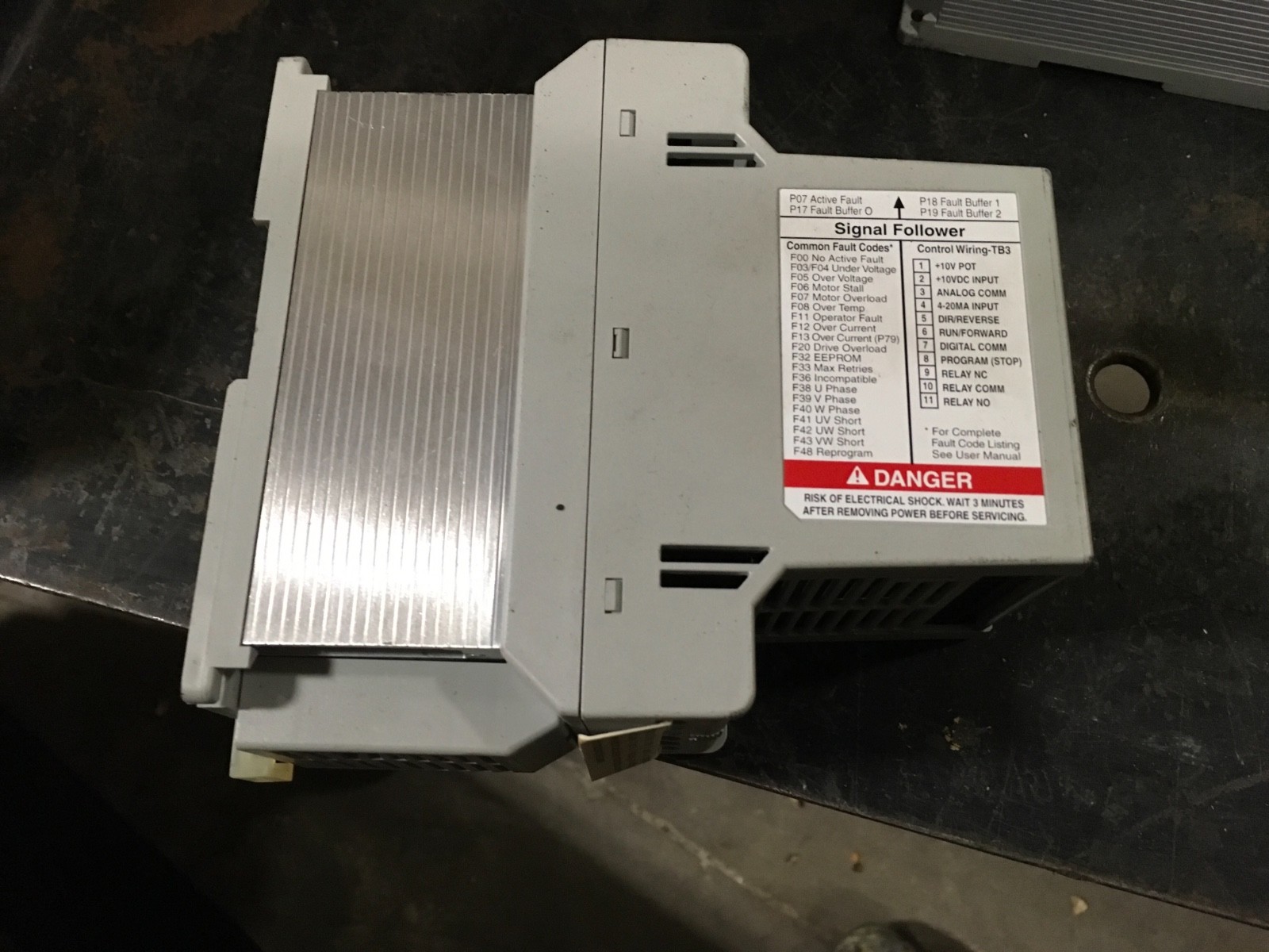 Allen-Bradley 0.75KW/1HP Drive, 160-BA03NSF1P1, frn-7.06, ser-C, 380-460v - Image 6