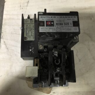 Cutler-Hammer Nema Size 1 contactor, C50CN3, 3-10hp, 120/110v coil, (DR-3448)
