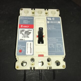 Cutler-Hammer Breaker, #HMCP015E0C, 15amp breaker, pre-owned, (DR-4278)
