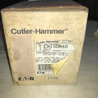 Cutler-Hammer Contactor, #CN15DN4A, Size-1, NOS, (DR-4189)