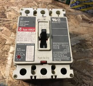 Westinghouse, Circuit Breaker, #HMCP030H1C, 30amp, pre-owned, (DR-3789)