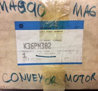 GE motor, #K36PN382, 1/3hp, 1140rpm, 208-230/460v, NOS, (DR-3328)