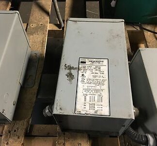 EGS Hevi-Duty 3kva transformer, 1ph, #HS5F3AS, pri-240/480v, sec-120/240v,