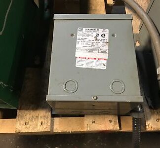 Square-D 1.5kva transformer, #1.5S1F, single phase, 480/240v, 240/120v, MOT-232