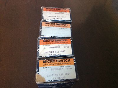 4-Micro Switch #105MG5R4, NOS, (MDR-28)