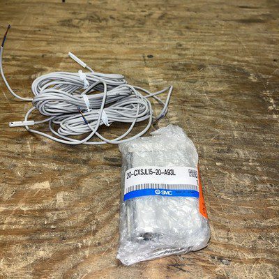 SMC Cylinder, #20-CXSJL15-20-A93L , NOS, (LG-4914)