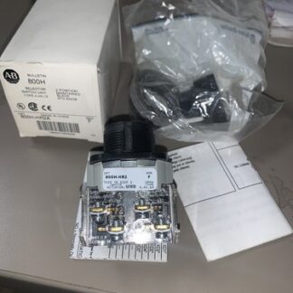 ALLEN BRADLEY 800H-HR2A SELECTOR SWITCH 2-POSITION MAIN. BLACK SER F, HEHI-1084