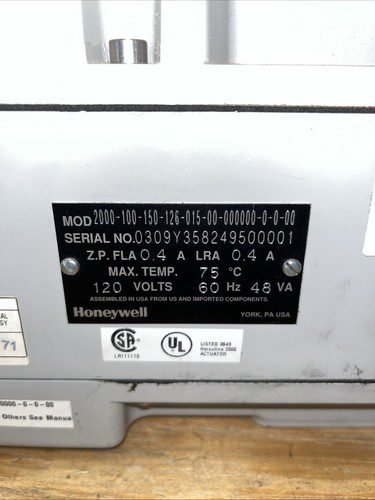Honeywell #2000-100-150-126-015-00-00000-0-0, (HEHI-2332) - Image 2