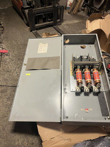 GE Switch #TH3366, 600amp, 500hp Max, Fused, pre-owned, (HEHI-2117) - Image 7