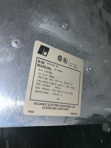 Reliance Electric #57C493, #57C403, #J2-3008, #57C416, #61C500, used, (HEHI-1305 - Image 5