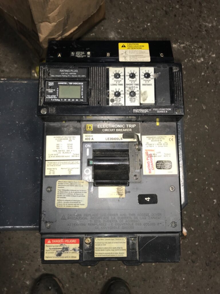 Square D Breaker, #LE36400LS, 400a, pre-owned, (HEHI-570)