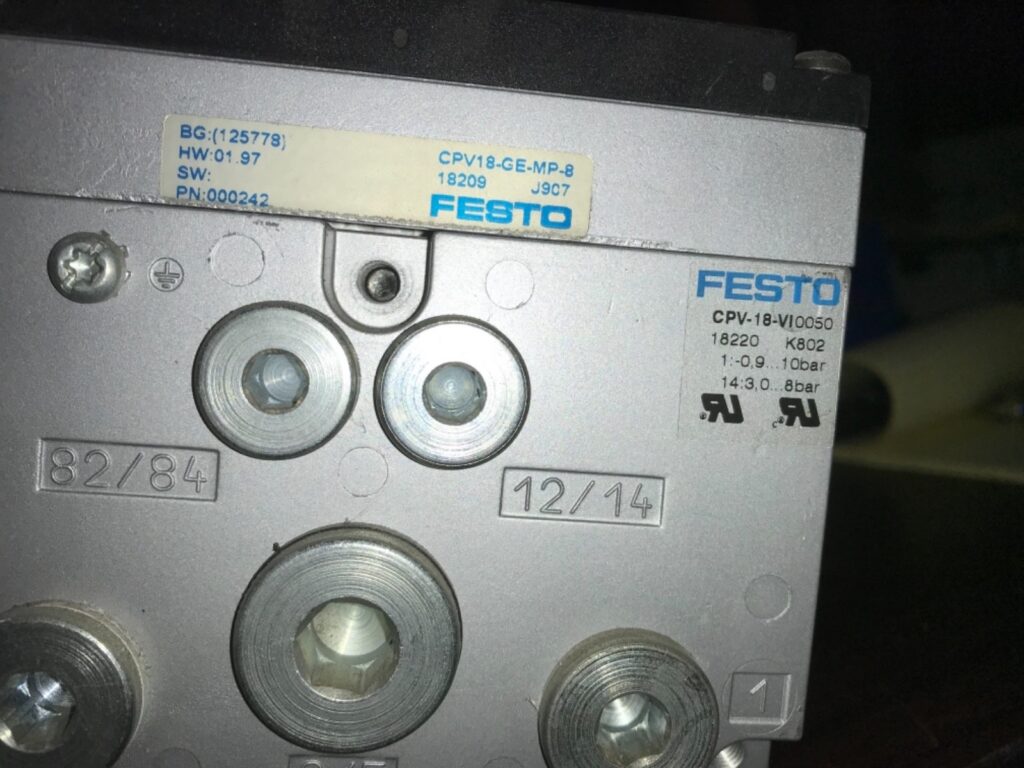 FESTO Valve, #CPV18-GE-MP-8, pre-owned, (PS-393) - Image 4