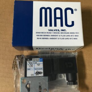 MAC Valve, 181B-111JB, 6.8 watts, VAC to 150psi, NOS, (HEHI-768)
