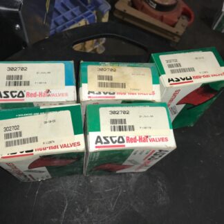 Lot of 5-ASCO Red Hat valves, #302702, NOS, (DR-4751)
