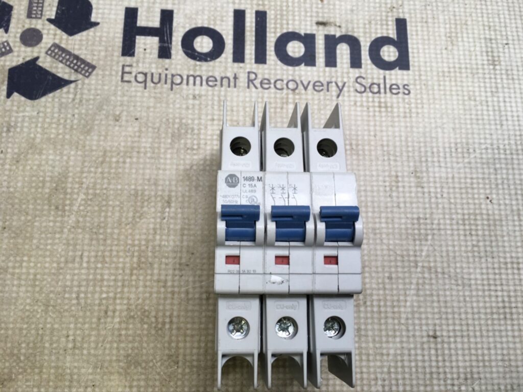 Allen Bradley Circuit breaker, 3 pole, 1489-M, pre-owned, KP-1504-1