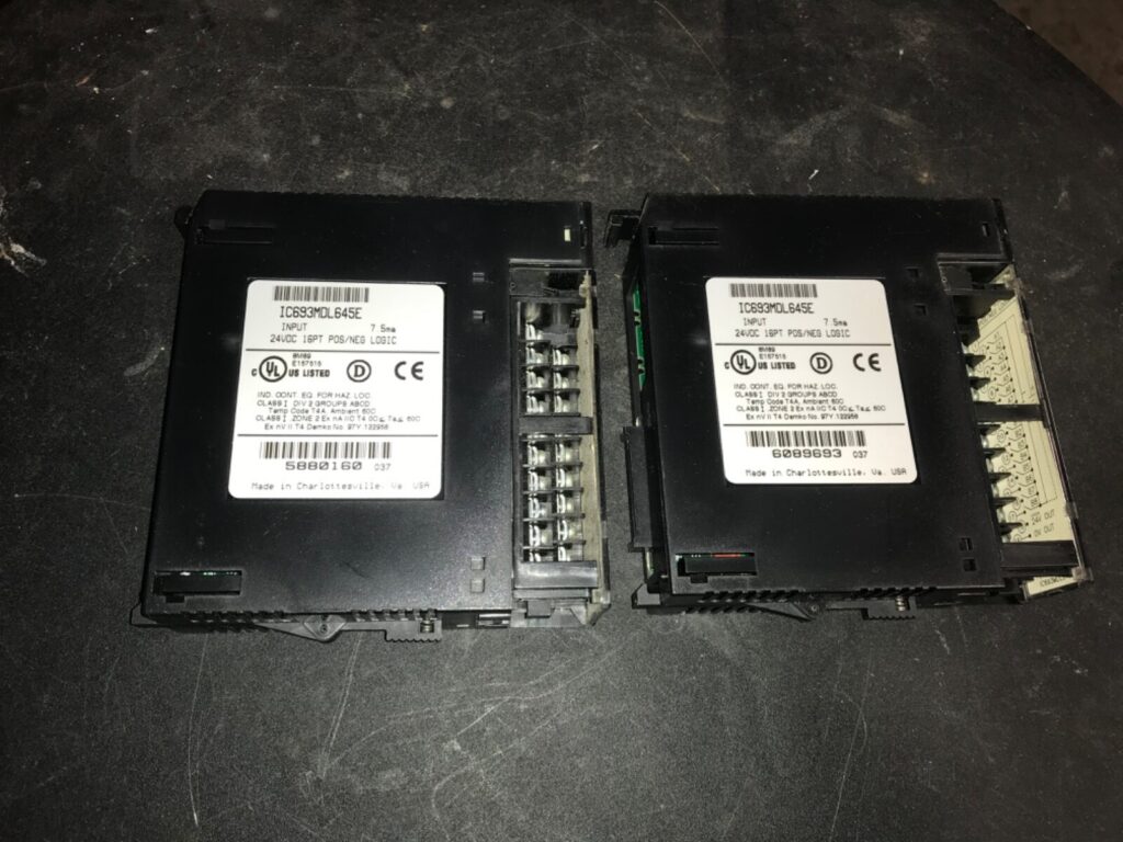 Lot of 2-FANUC Module, #IC693MDL645, pre-owned, (DR-4735)