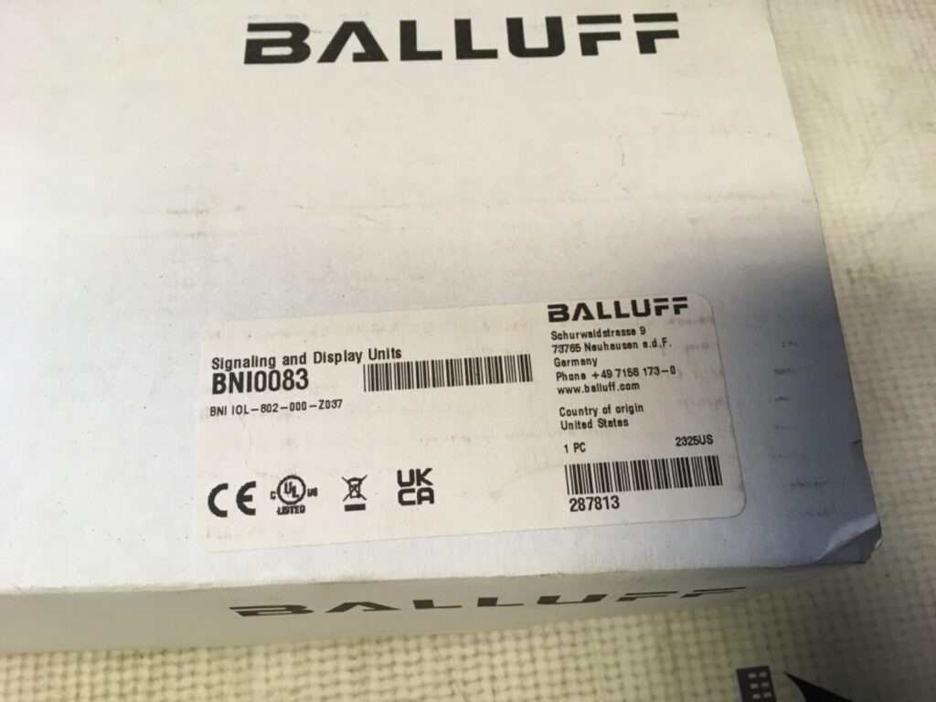 Balluff signaling and display units, BNI IOL-802-000-Z037, NOS, KP-1047 - Image 2