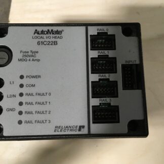 Reliance Electric AutoMate Local I/O Head, 61C22B, manual J-3671, 120vac, 0.5A