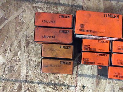 11-Timken bearings, 2-LM29710, 2-LM29749, 9108PP, 2-204KDD, 2-L44610, 2-L44643 - Image 4