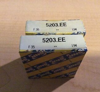 2-SNR-Bearings, #5203.EE, NOS, (DR-1958)