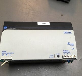 Allen Bradley power supply, 1606-XL480EP, input 100-120/200-240v, out 24/20a