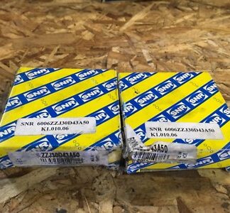 Lot of 2-SNR-Bearings #6006ZZ, NOS, (JFK-1151)
