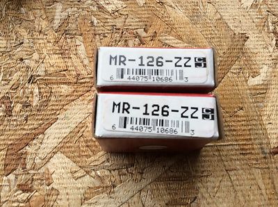 2-Consolidated-Bearings, Cat# MR-126-ZZ ,comes w/30day warranty, free shipping