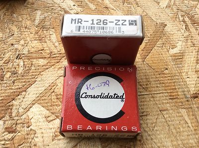 2-Consolidated-Bearings, Cat# MR-126-ZZ ,comes w/30day warranty, free shipping - Image 2