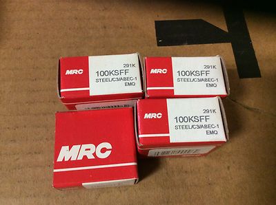 4-MRC bearings #100KSFF, Free shipping lower 48, 30 day warranty! - Image 2