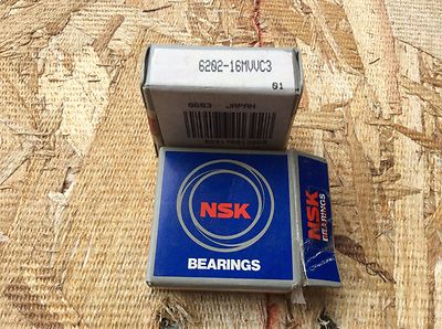 2-NSK-Bearings, Cat #6202-16VVC3 ,comes w/30day warranty, free shipping - Image 2