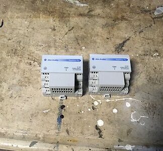 2-Allen-Bradley PanelView Plus 24vdc Power Supply, #2711P-RSACDIN, ser-A, rev-A