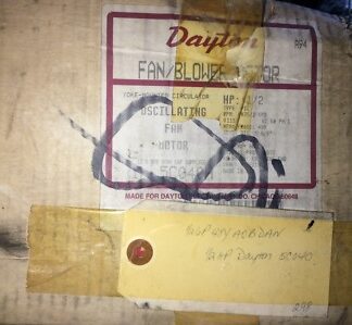 Dayton motor, #5C040, 1/2hp, 1075rpm,115v, FR-48Y, with warranty