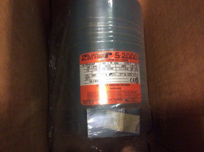 Reliance Electric-Motor, #P56H0306P, 1/3hp, 1140rpm, 208-230/460, FR-AD56 - Image 2