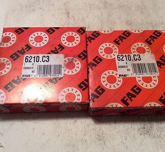 2-FAG /bearings #6210.C3, NOS, (JFK-22)