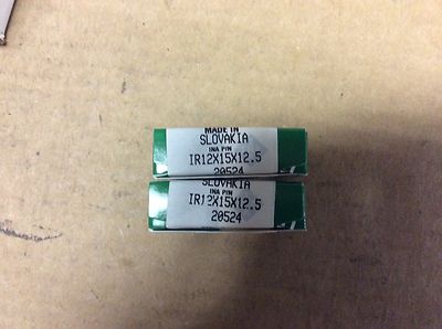 2-INA bearings #IR12x15x12, 30 day warranty, free shipping lower 48!