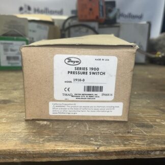 Dwyer Switch #1910-0, NOS, HEHI-2671