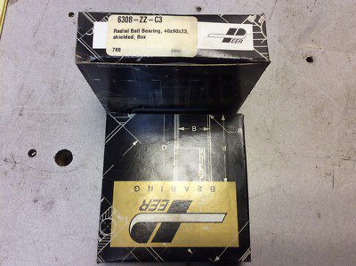 Lot of 2-PEER-Bearing, #6308-ZZ-C3, NOS, (JFK-1006) - Image 2