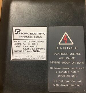 PACIFIC SCIENTIFIC Drive, #DSD40-2A-001, NOS, (HEHI-515)