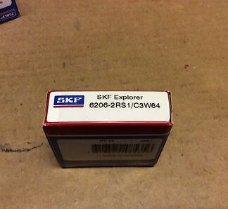 SKF bearings #6206-2RS1/C3W64, 30day warranty, free shipping lower 48!