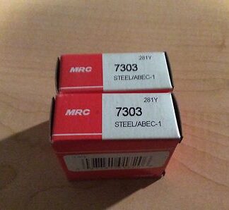 2-MRC-Bearings, #7303,/30day warranty, free shipping