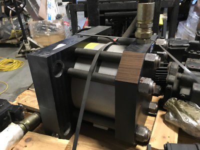 Aires Engineering unit, model 100-1.00-.50-FH-LC, with hose, pre-owned, (ADI-306